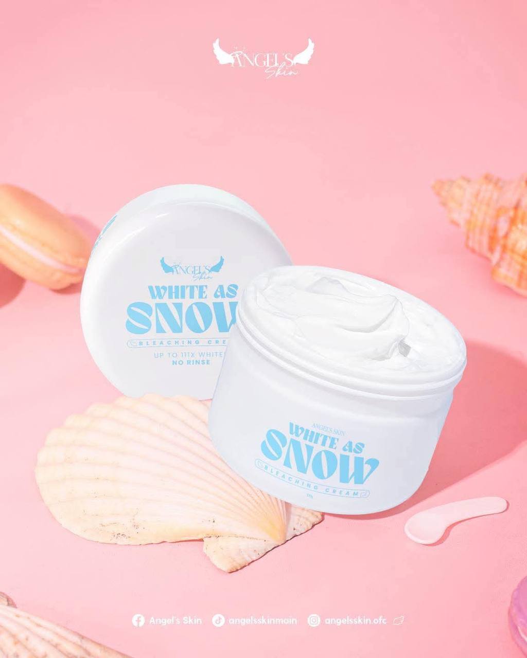 Angel’s Skin White as Snow Bleaching Cream 300g