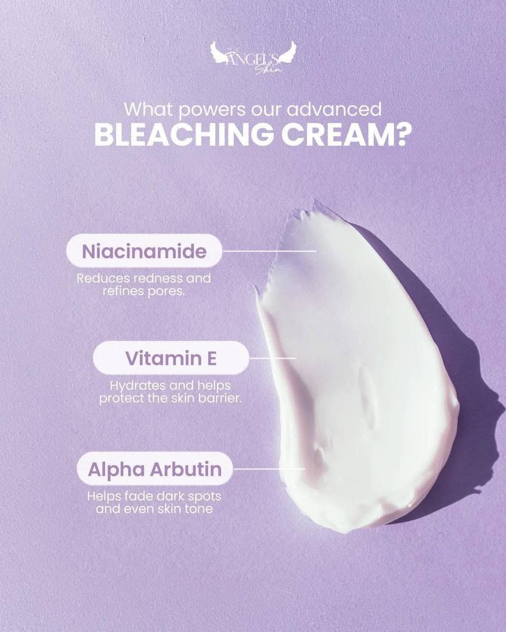 Angel’s Skin White as Snow Bleaching Cream 300g