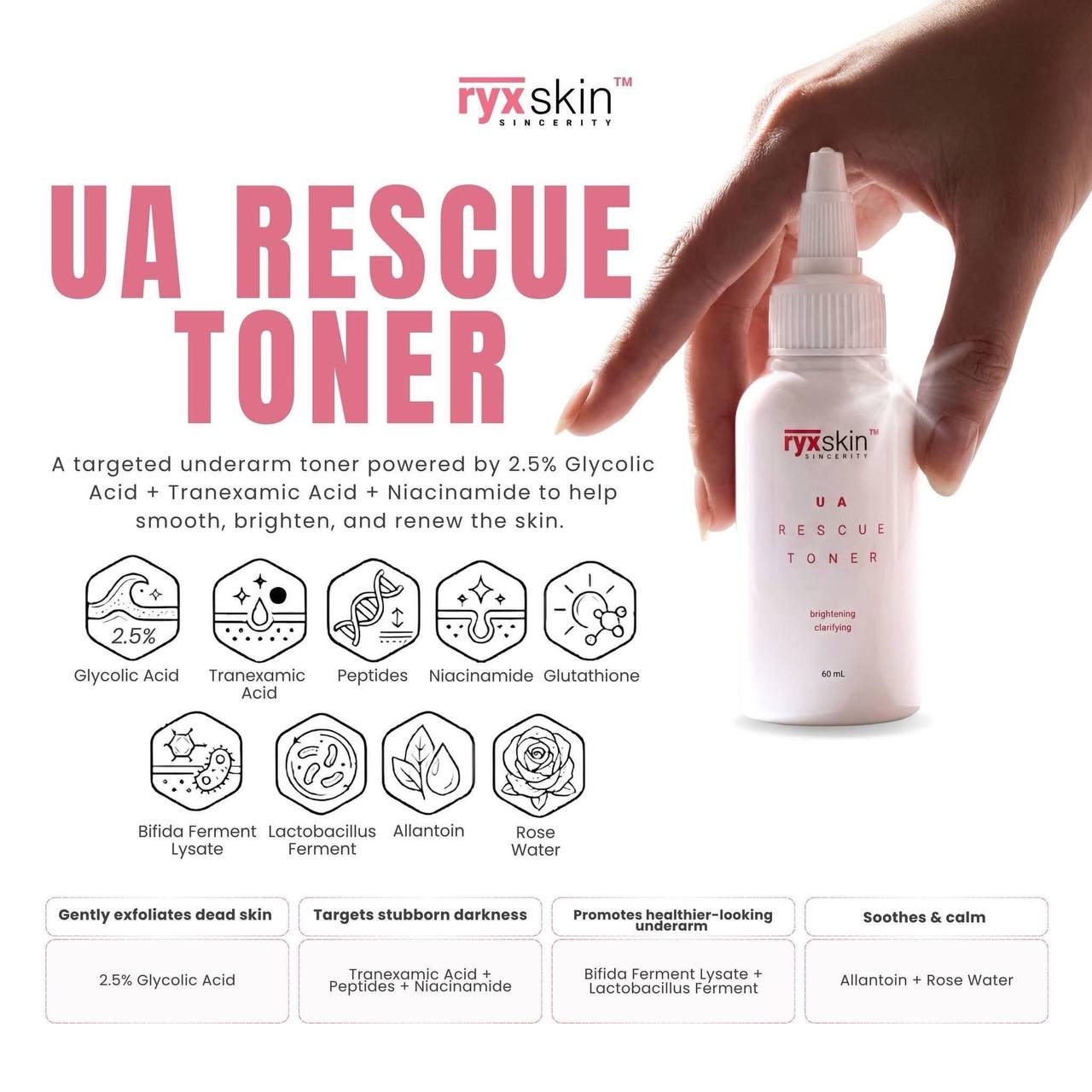RYXSKIN UA Rescue Lightening Trio