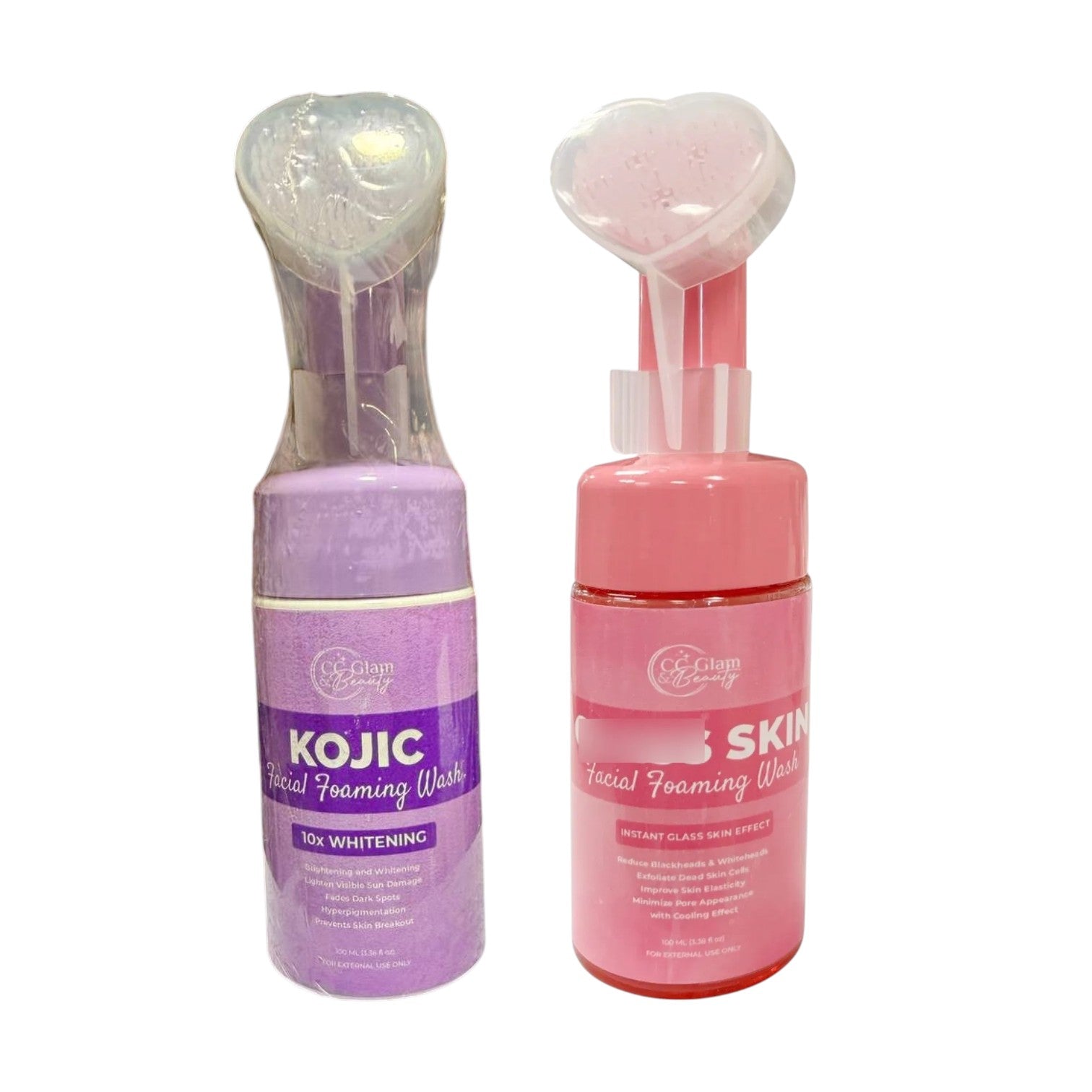 CC GLAM & BEAUTY Facial Glass Skin and Kojic Foam Wash