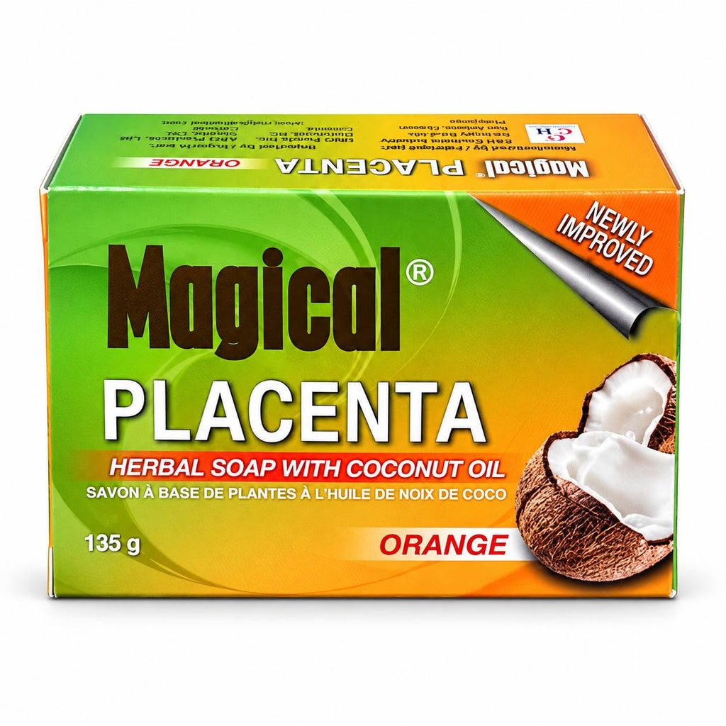 Magical  Placenta Herbal Soap with Coconut Oil 135g