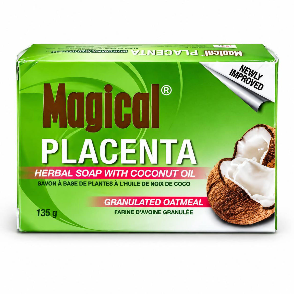 Magical  Placenta Herbal Soap with Coconut Oil 135g