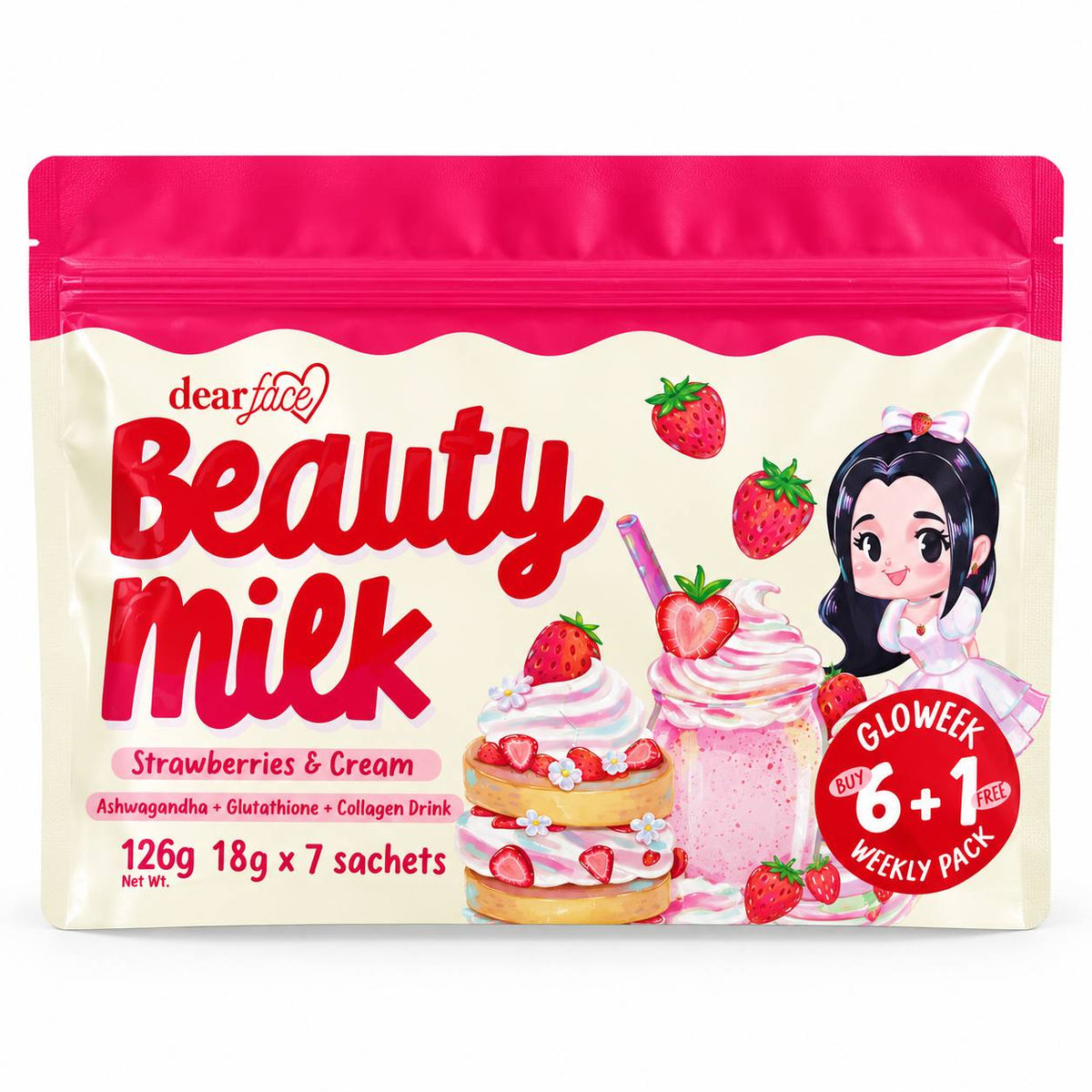 Dear Face Beauty Drinks Collection - Gloweek 6+1 Weekly Pack