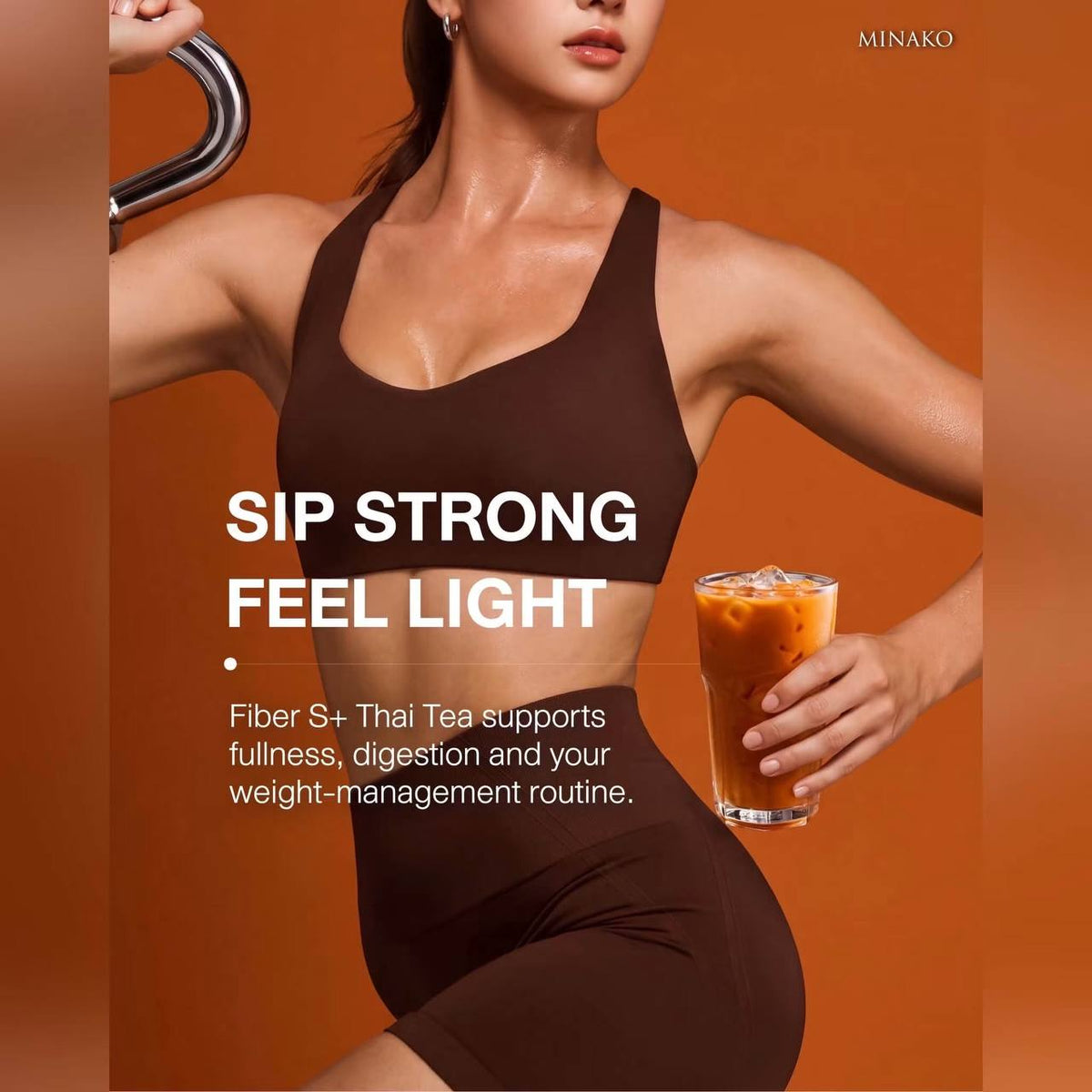 Minako Thai Tea Fiber S+