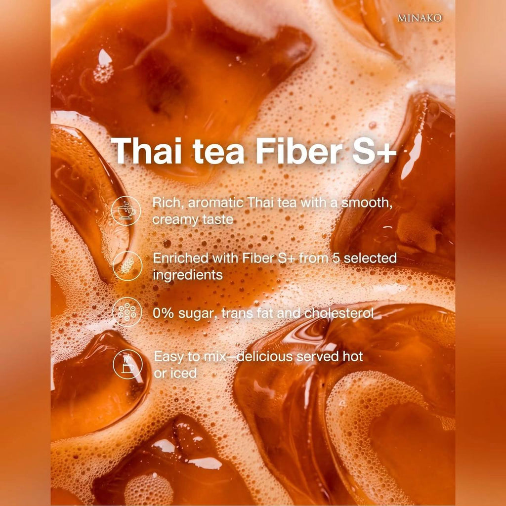 Minako Thai Tea Fiber S+