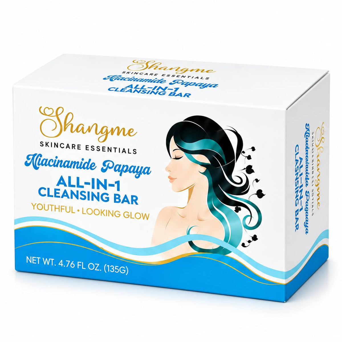 Shangme Skincare Essentials Niacinamide Papaya All-in-1 Cleansing Bar