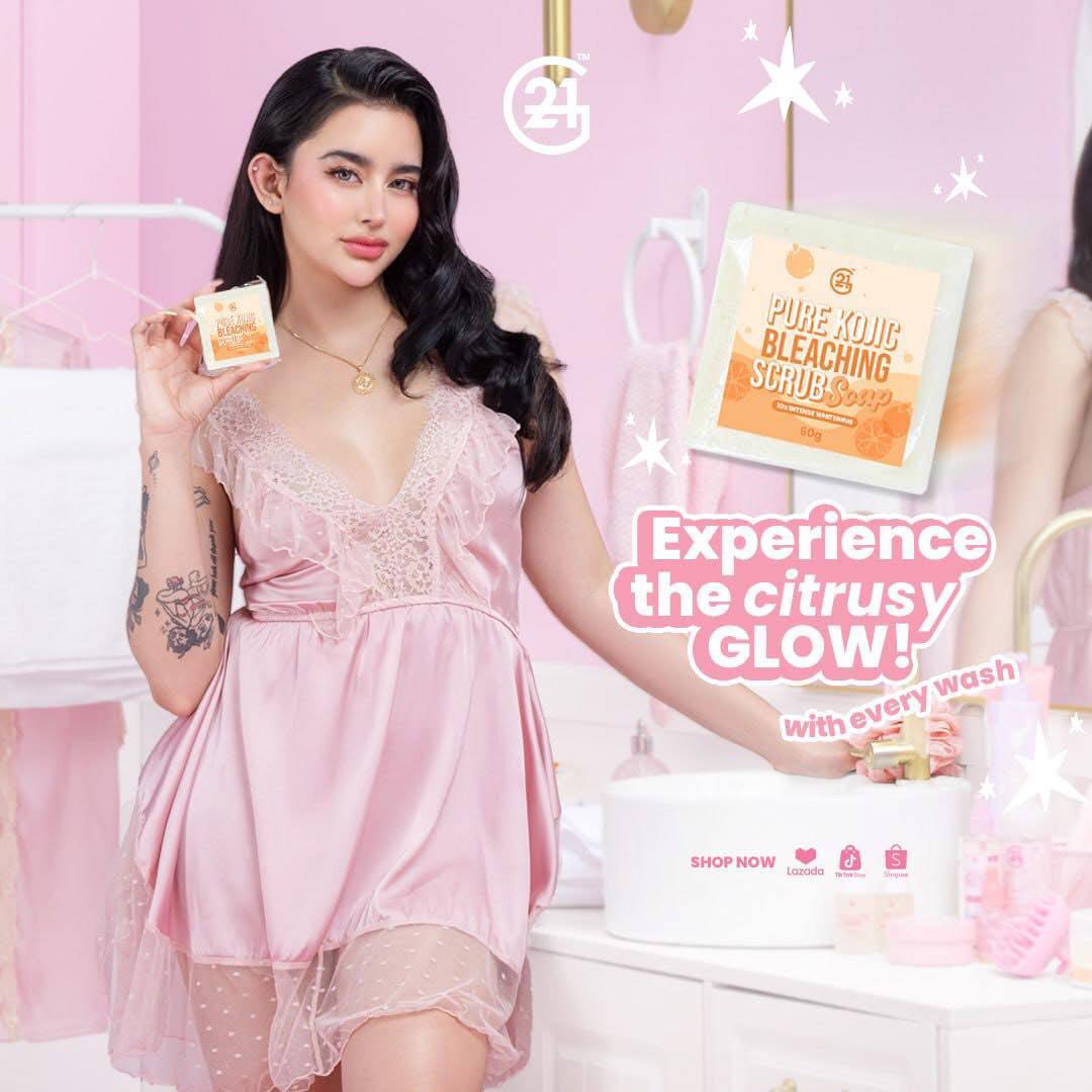 Pure Kojic Bleaching Scrub Soap 60g