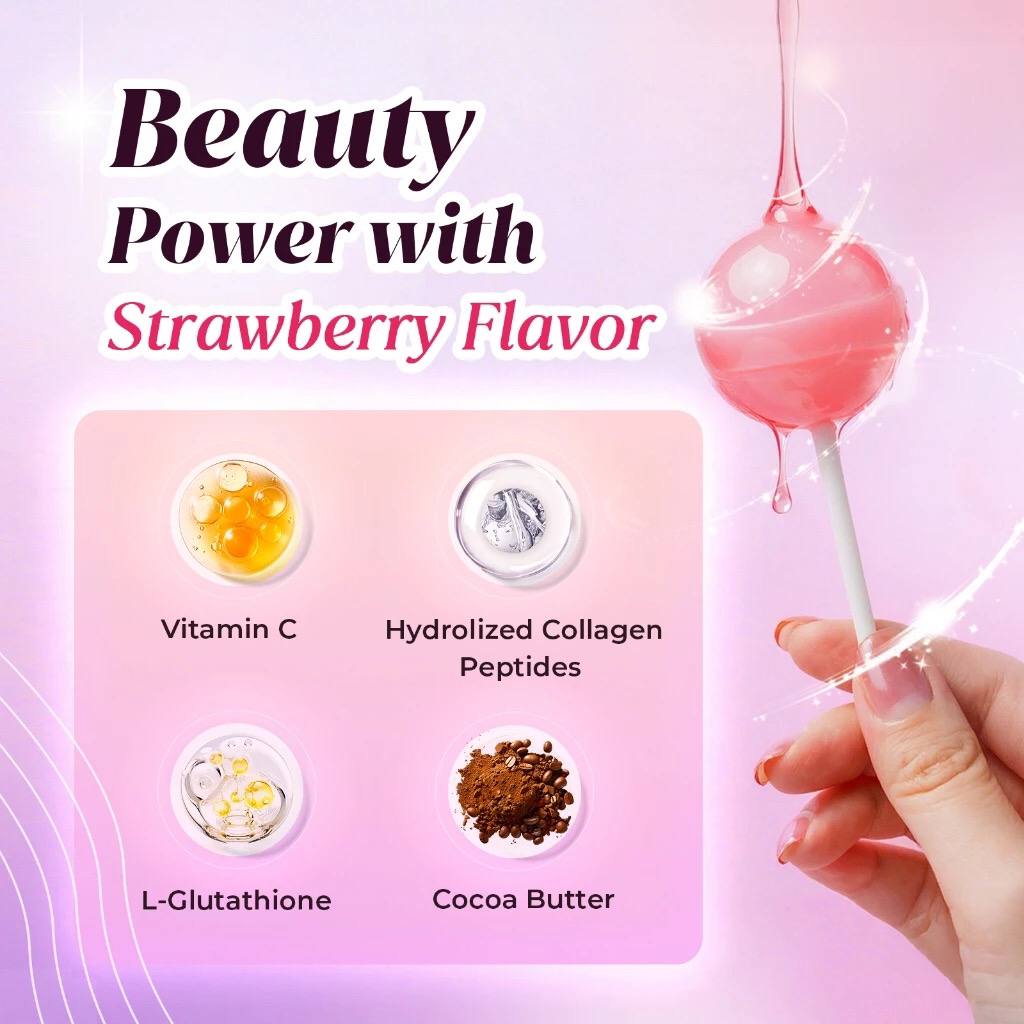 Divinity Nutra L-Glutathione Beauty Lollipops with Vitamin C