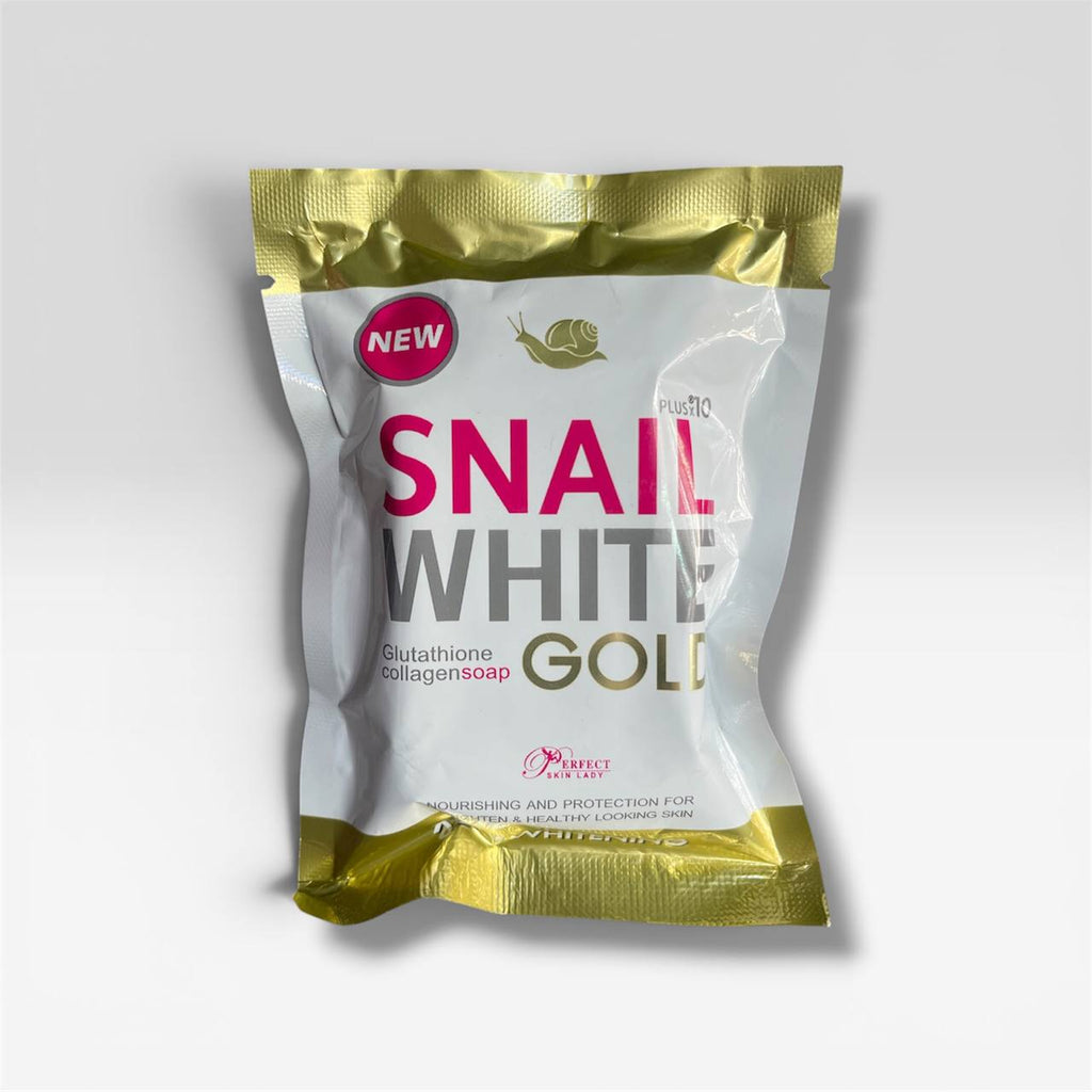 Perfect Skin Lady Snail White Plusx10 Glutathione Collagen Soap Gold x20 Whitening