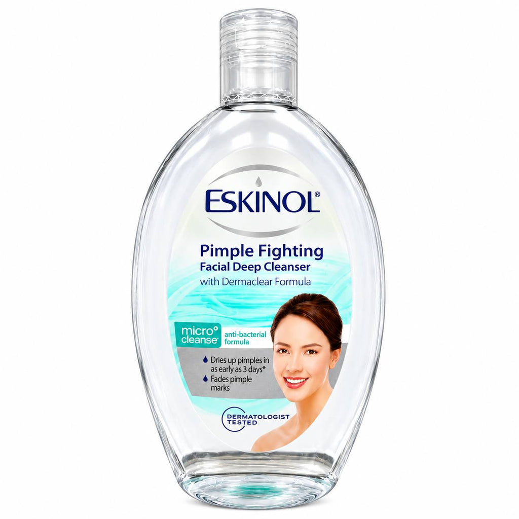 Eskinol Facial Deep Cleanser 225ml ( Classic Glow & Pimple Fighting)