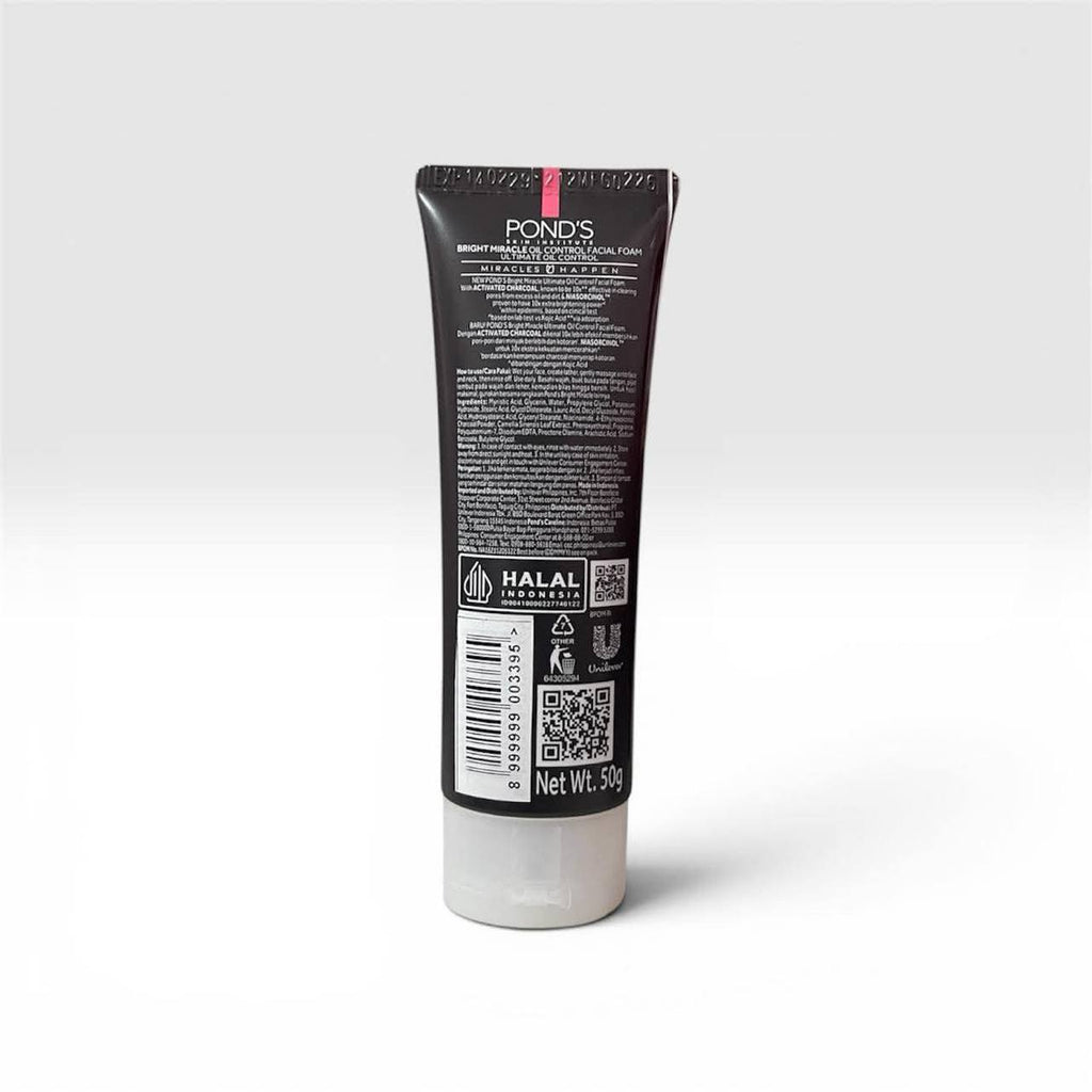 Bright Miracle Activated Charcoal Oil Control Facial Wash 50g