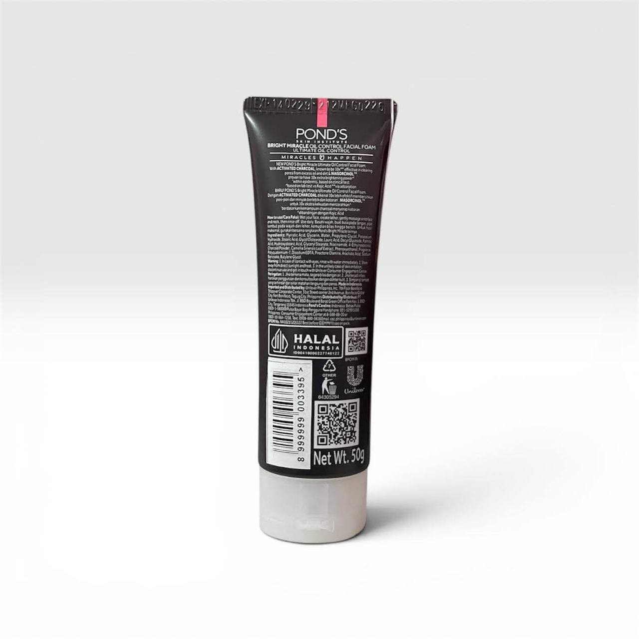 Bright Miracle Activated Charcoal Oil Control Facial Wash 50g
