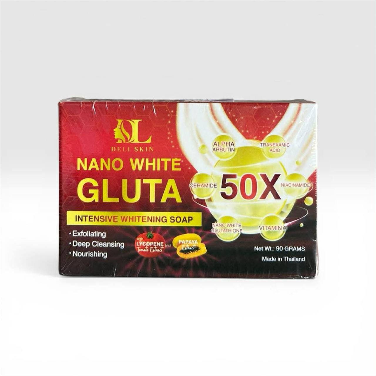 DELI SKIN Nano White Gluta Intensive Whitening Soap 90g