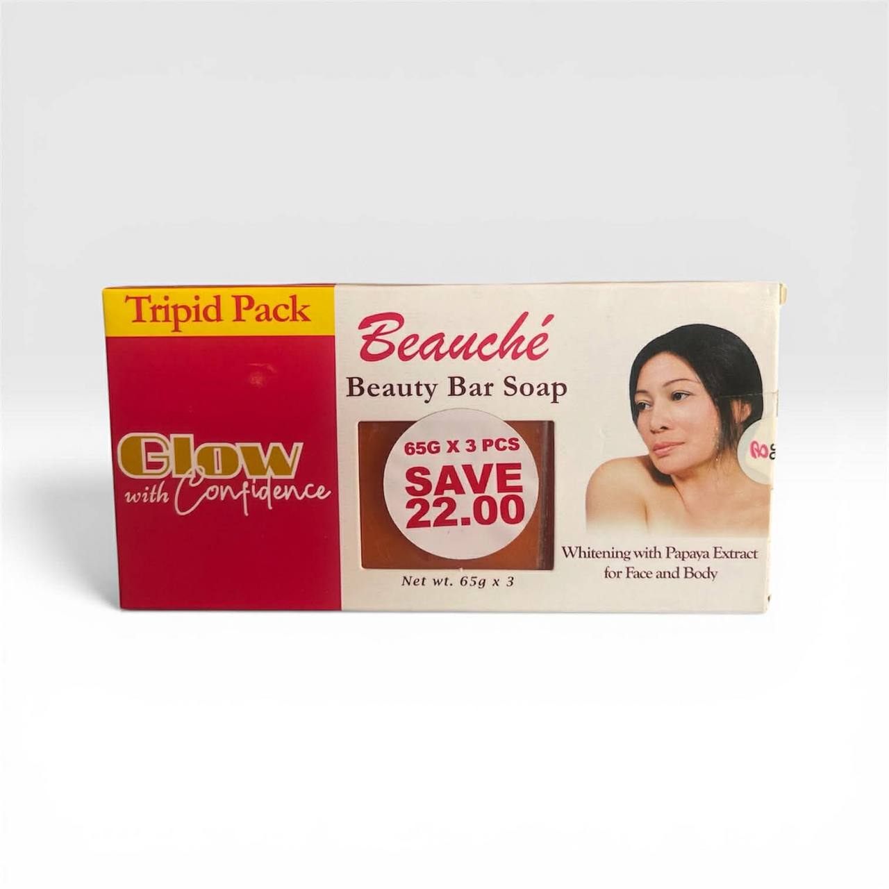 BEAUCHE Beauty Bar Soap (65g x 3 Pack)