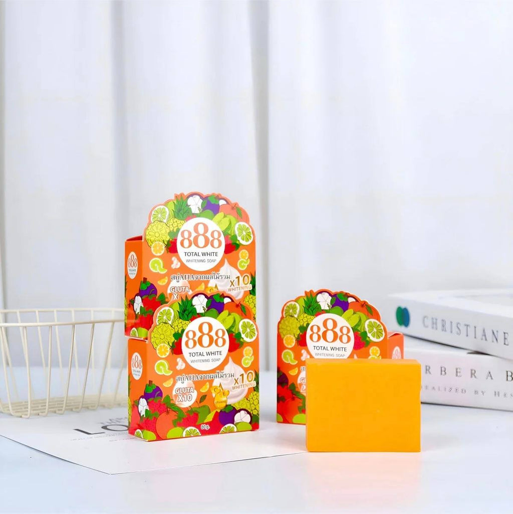 888 Total White Whitening Soap (80g)