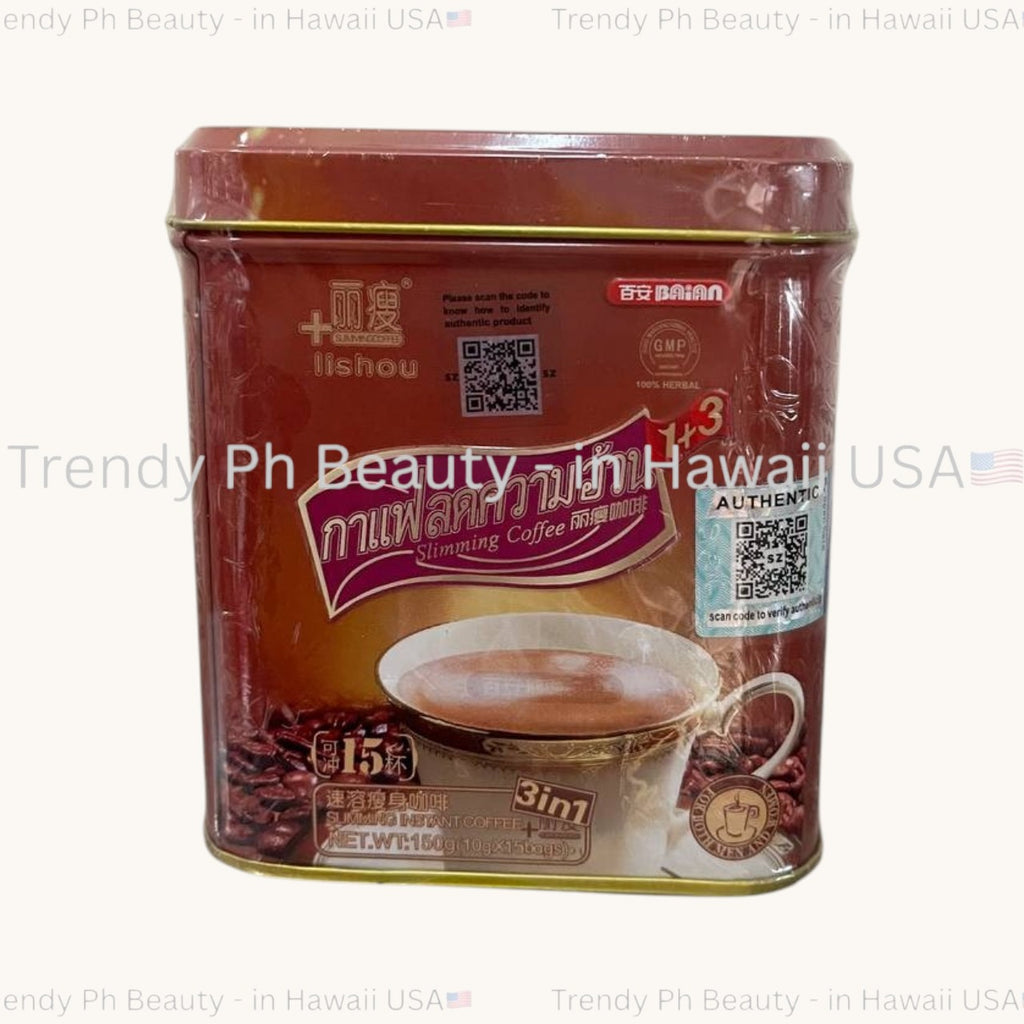 LISHOU Slimming Coffee (Strong Formula) 150g (10x15 bags)