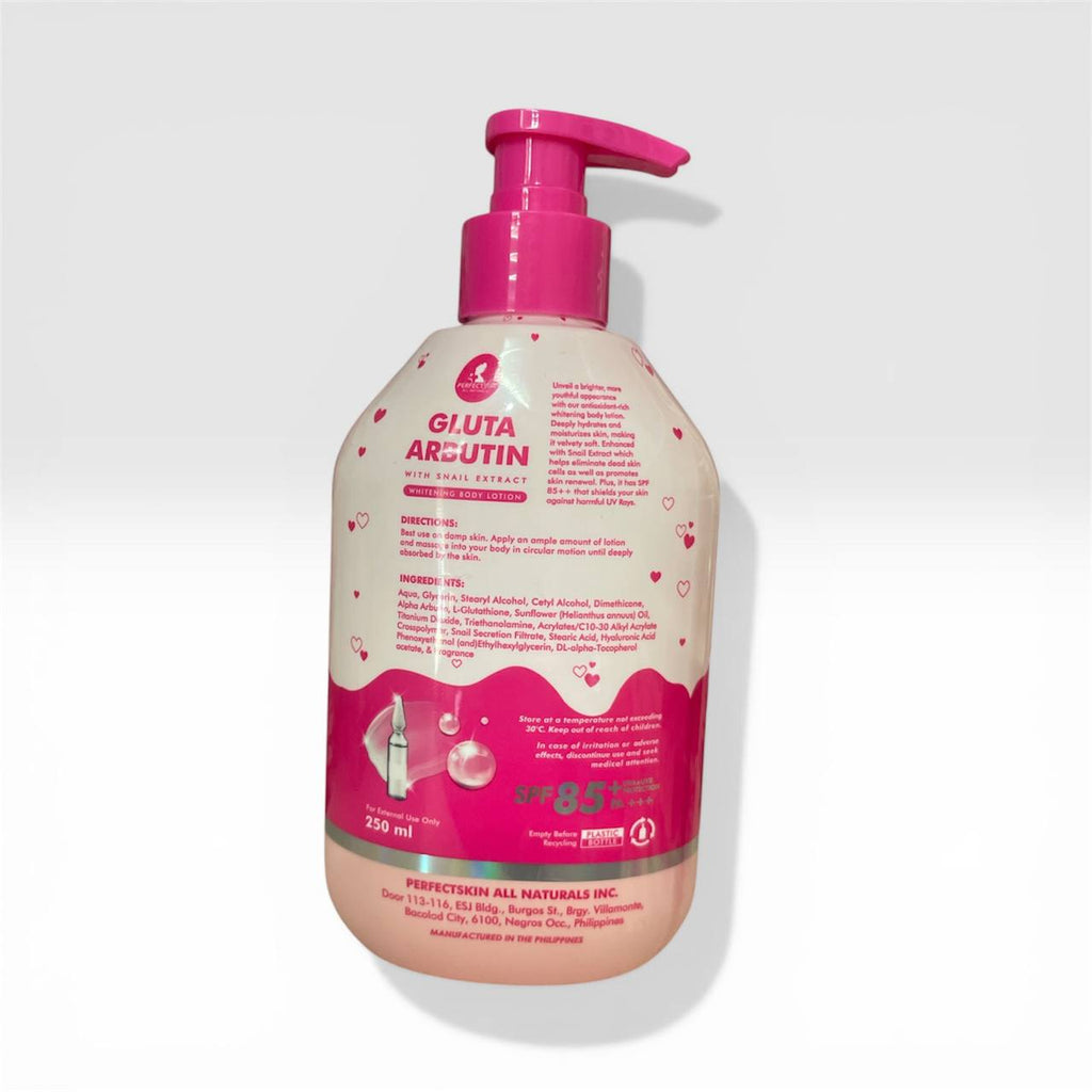PERFECT SKIN Gluta Arbutin With Snail Extract Whitening Body Lotion 250ml