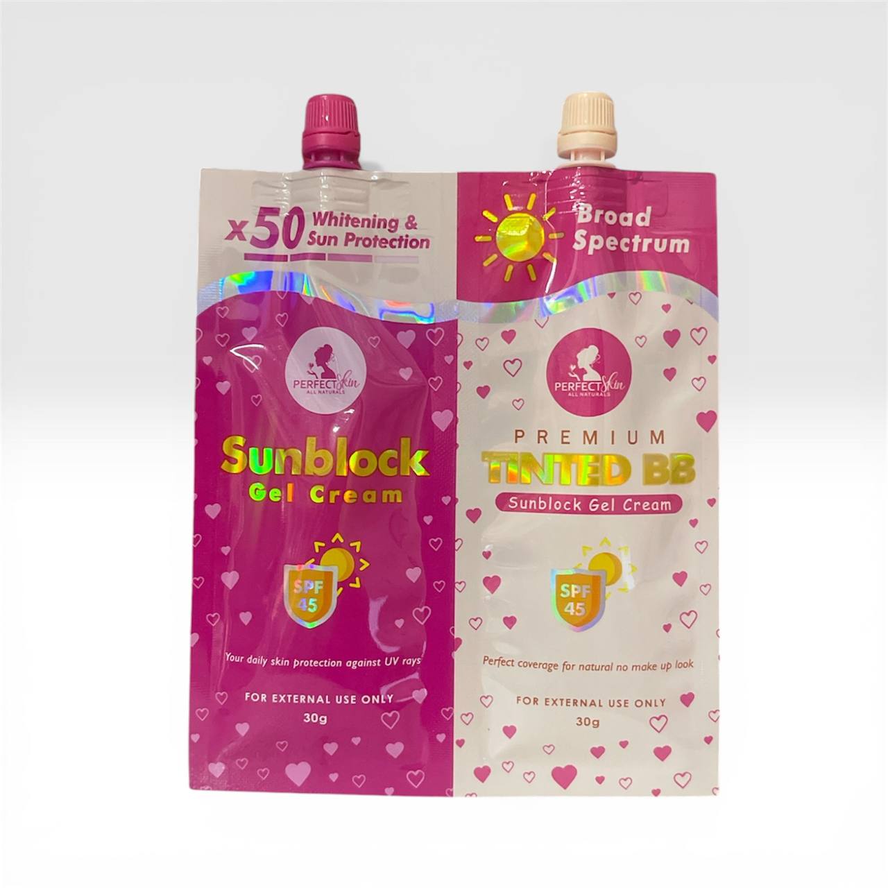 PERFECT SKIN Twin Pack Sunscreen SPF45 60g