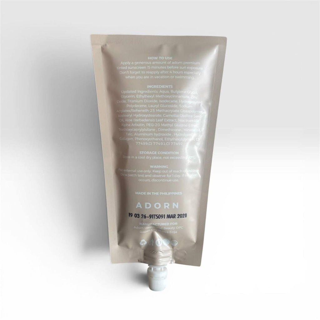 Adorn Tinted Suncscreen 50g Sachet