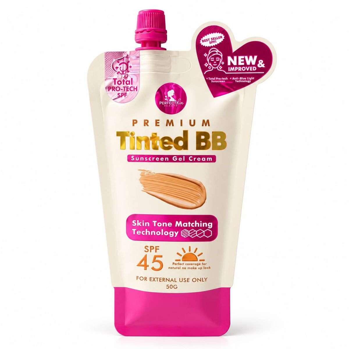 PERFECT SKIN Premium & Tinted Sunscreen 50g