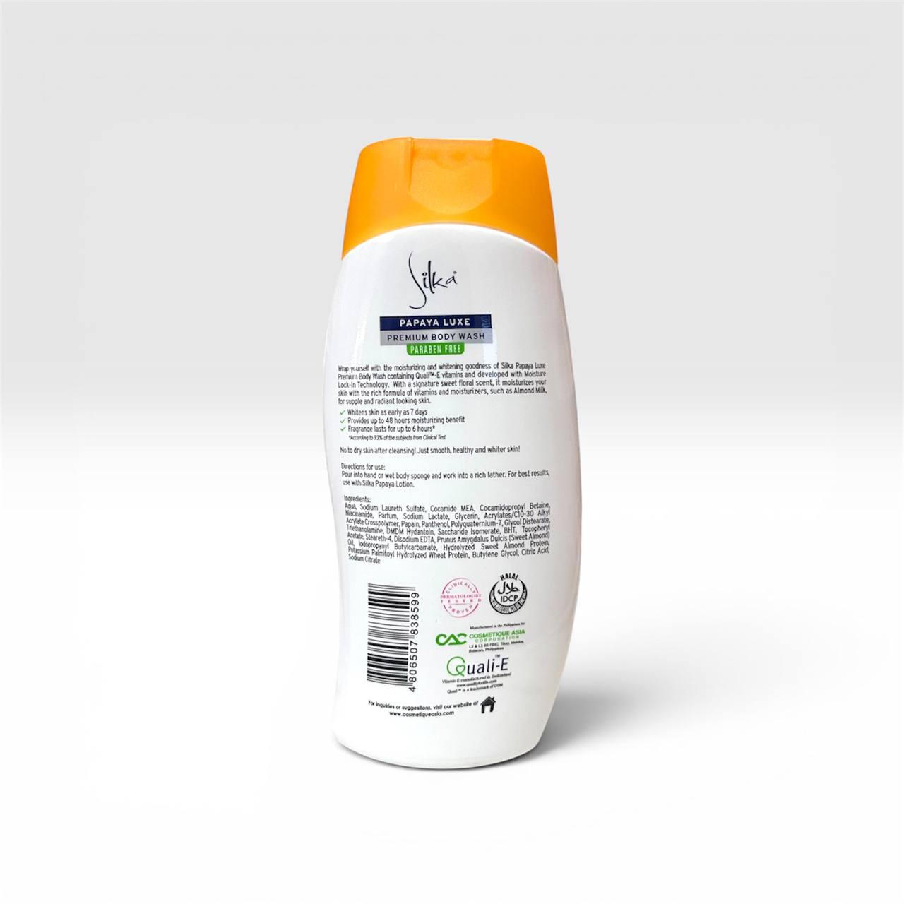 Silka Papaya Luxe Premium Body Wash 200ml