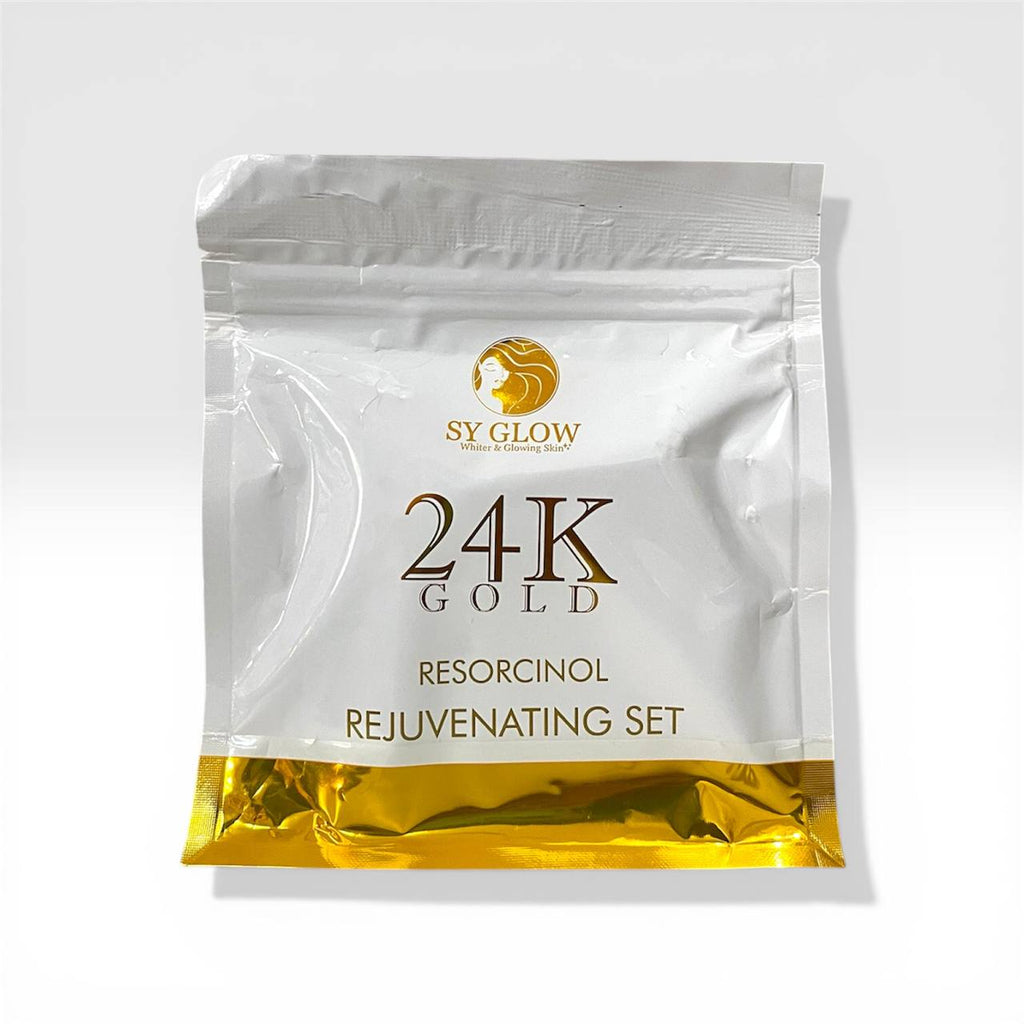 SY GLOW 24K G*ld Rejuvenating Set  – 4-Step Facial Kit