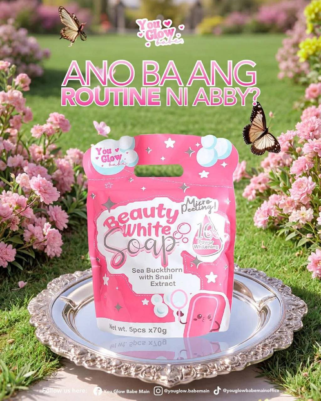YOU GLOW BABE - Beauty White Soap (5 bars x 70g)