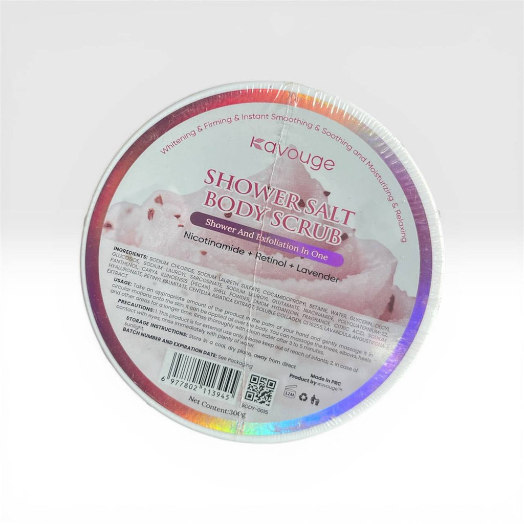 KAVOUGE Shower Salt Body Scrub (300g)
