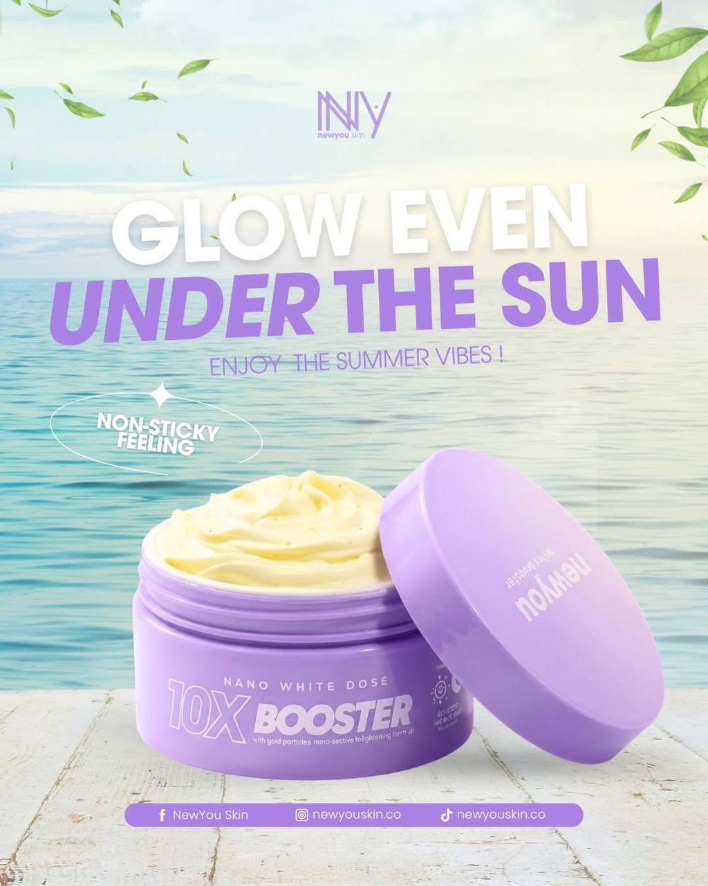 New You Skin Nano Whi*e Dose Booster with SPF 45 230g