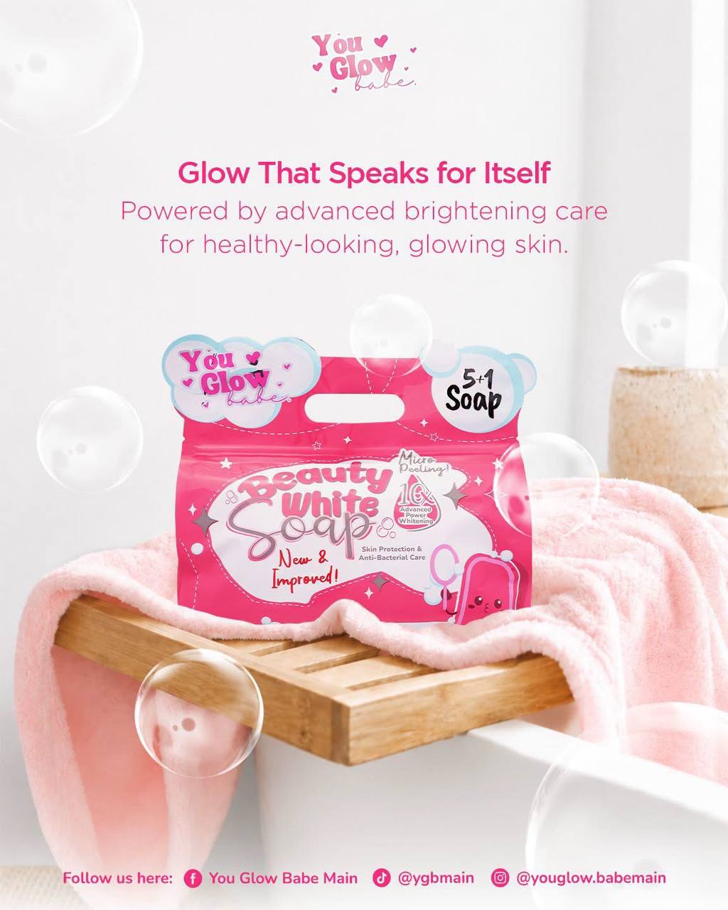 You Glow Babe Beauty White Soap 5+1 (70g)