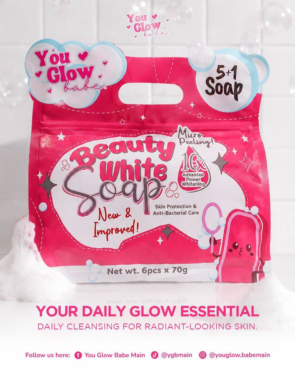 You Glow Babe Beauty White Soap 5+1 (70g)