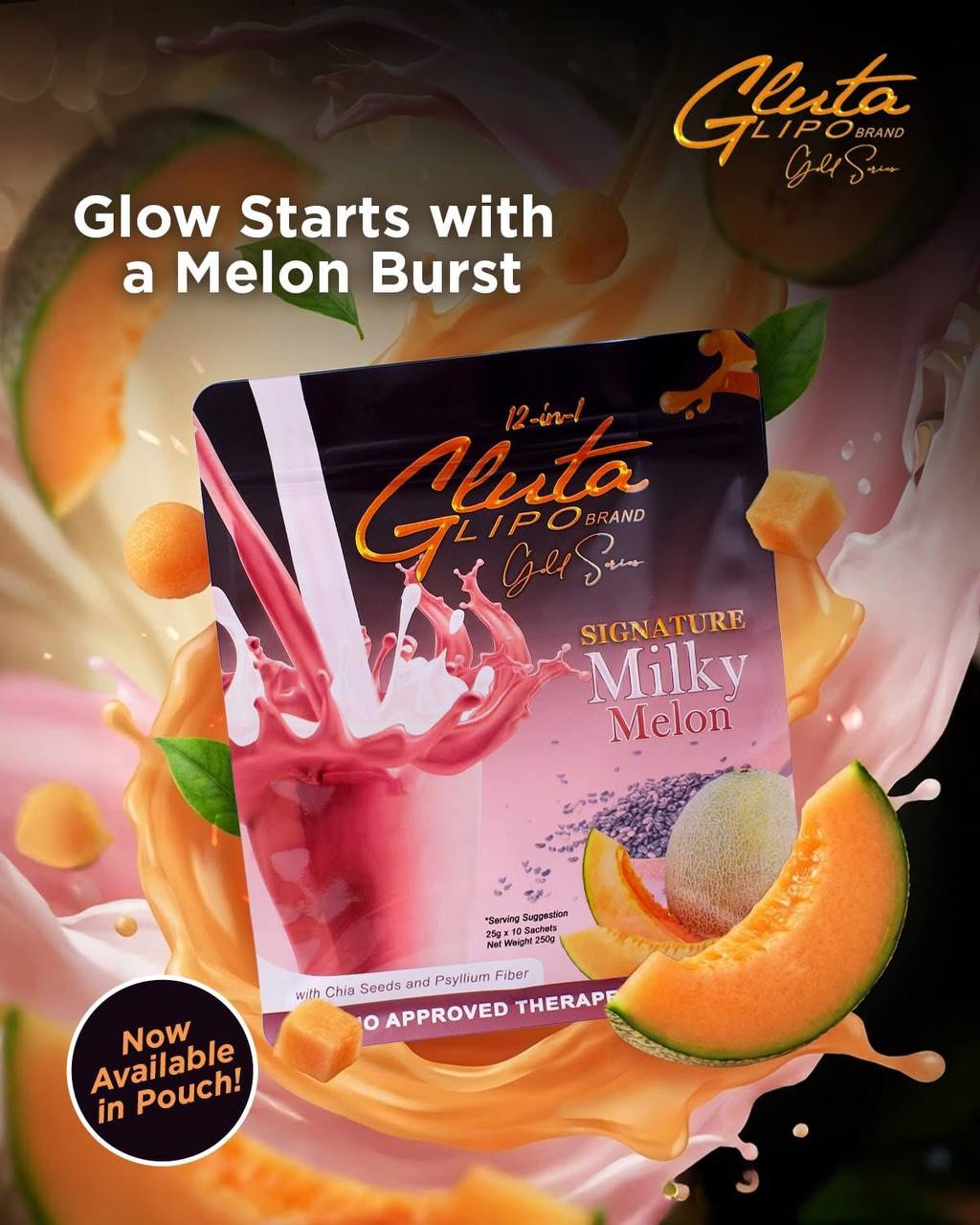 GLUTA LIPO Gold Series Milky Melon