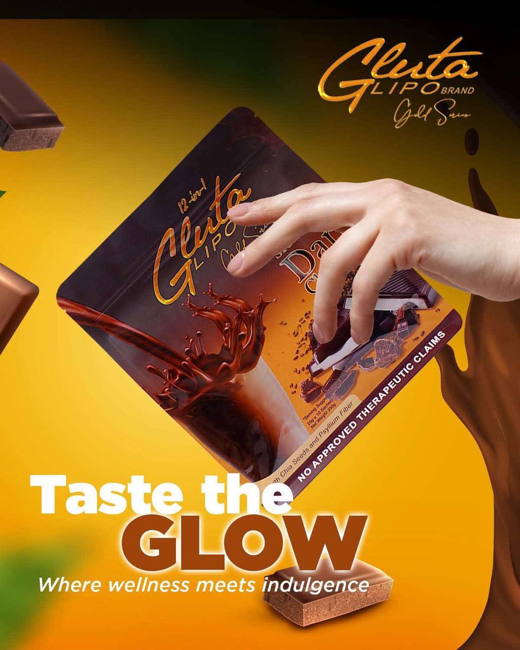 GLUTA LIPO Gold Series Dark Chocolate