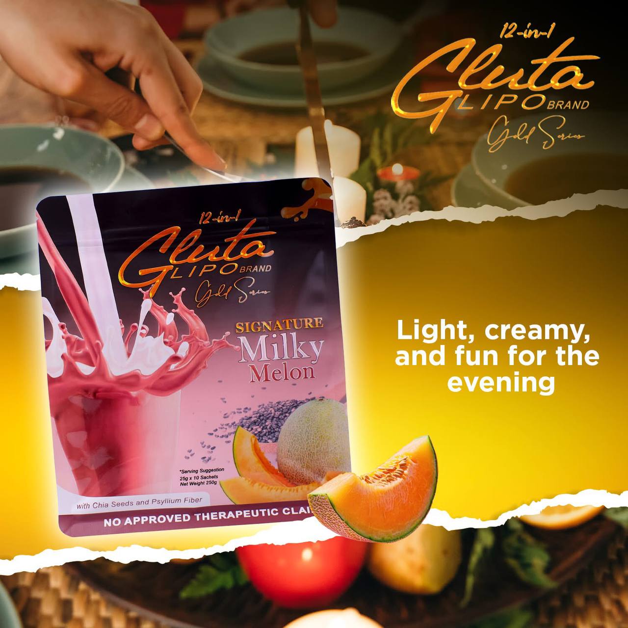 GLUTA LIPO Gold Series Milky Melon