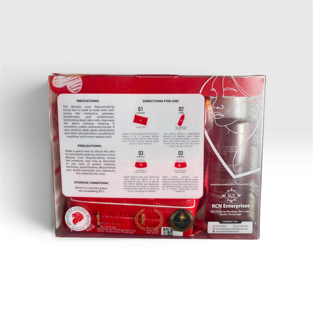 Beauty Love Skin Essentials Rejuvenating Facial Set