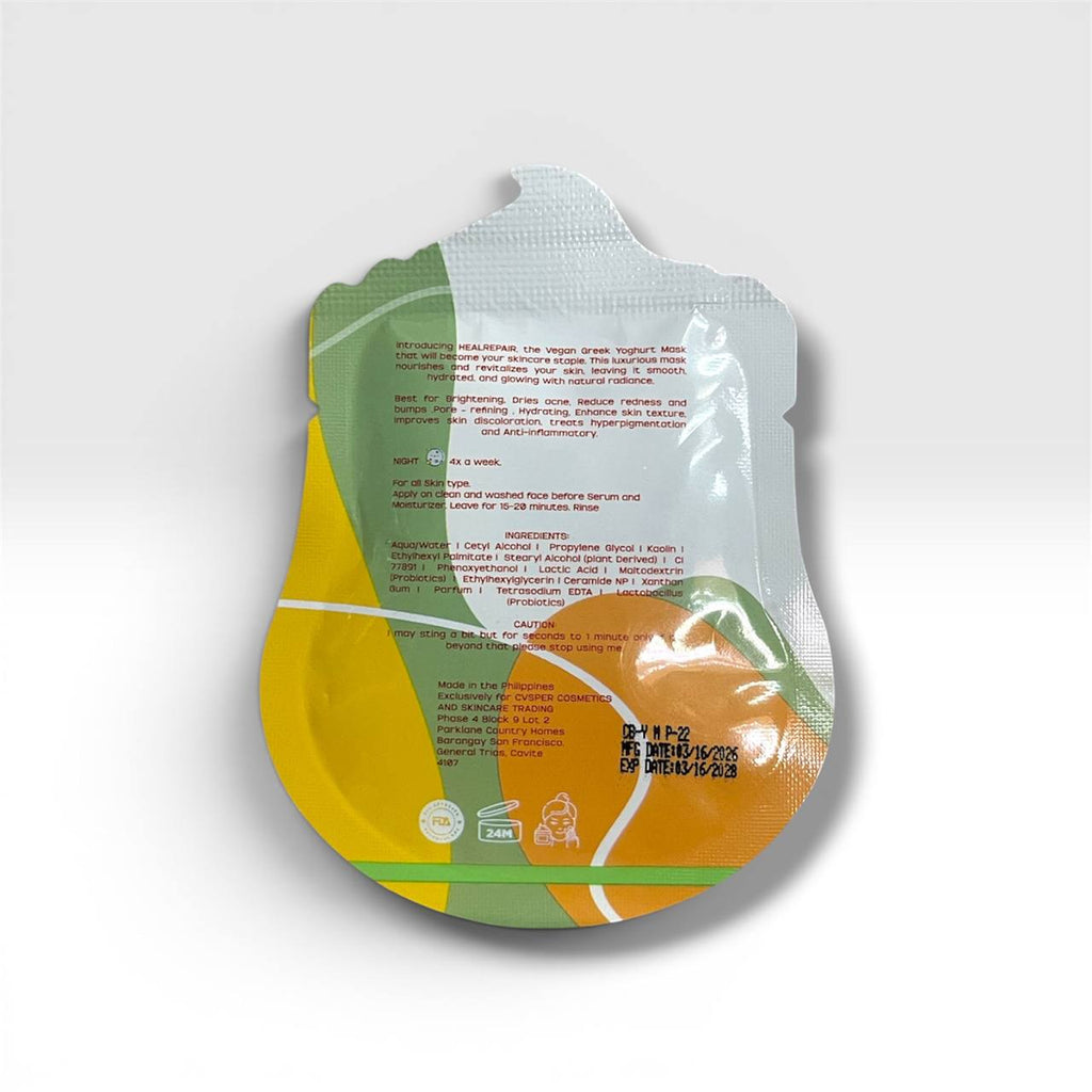 CVSPER Vegan Heal Repair Greek Yoghurt Mask 20ml
