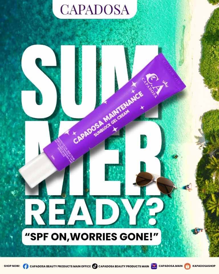 CAPADOSA Maintennance Sunblock Gel Cream SPF 50 25ml