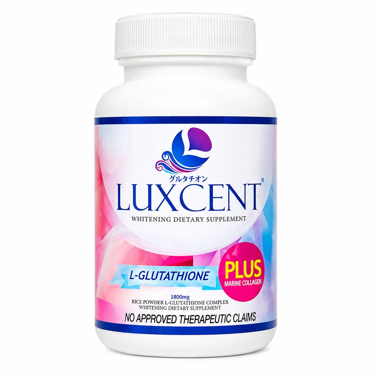 Luxcent L-Glutathione + Marine Collagen
