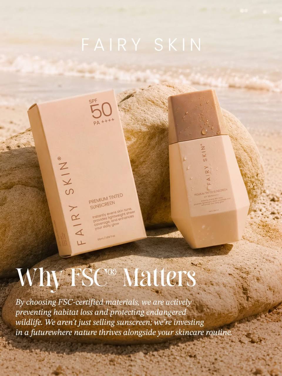 FAIRY SKIN Tinted Sunscreen-50g