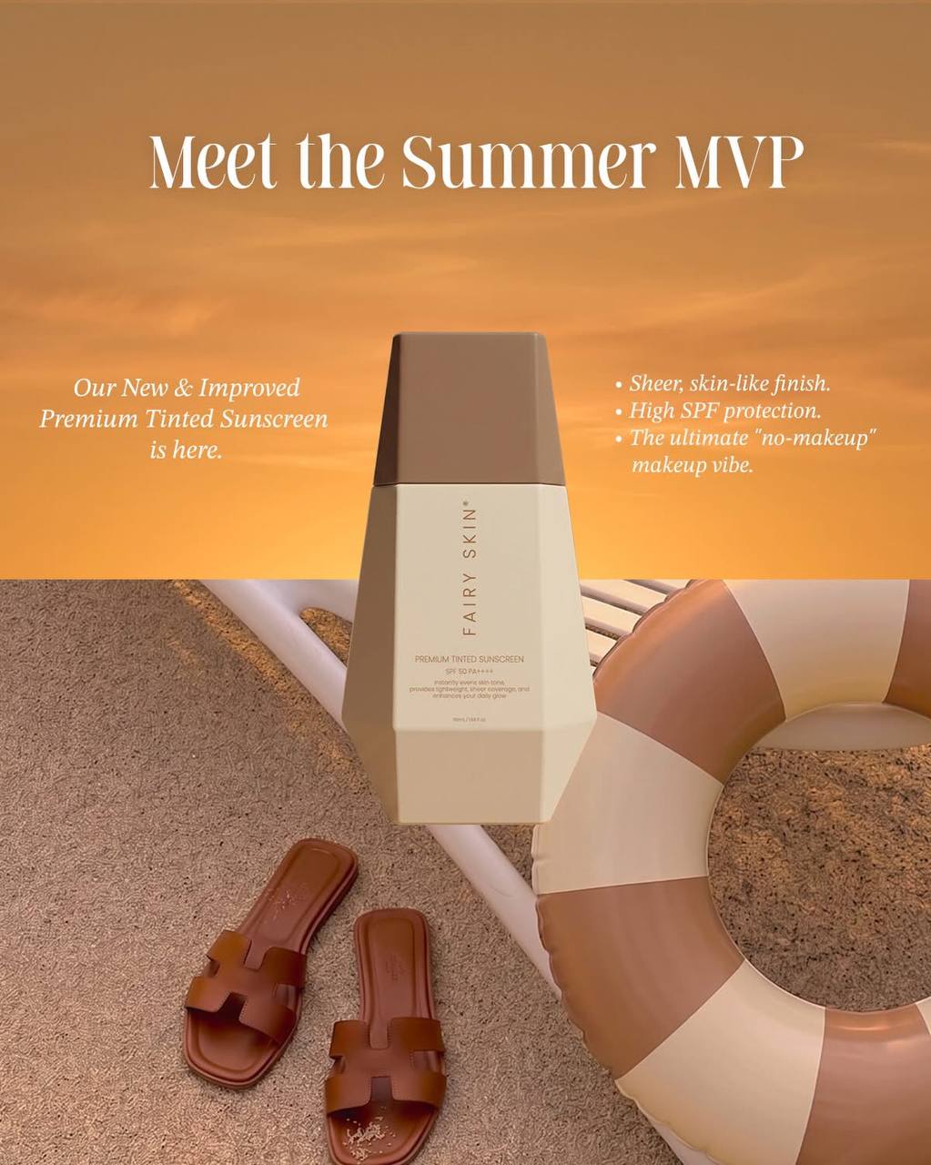 FAIRY SKIN Tinted Sunscreen-50g