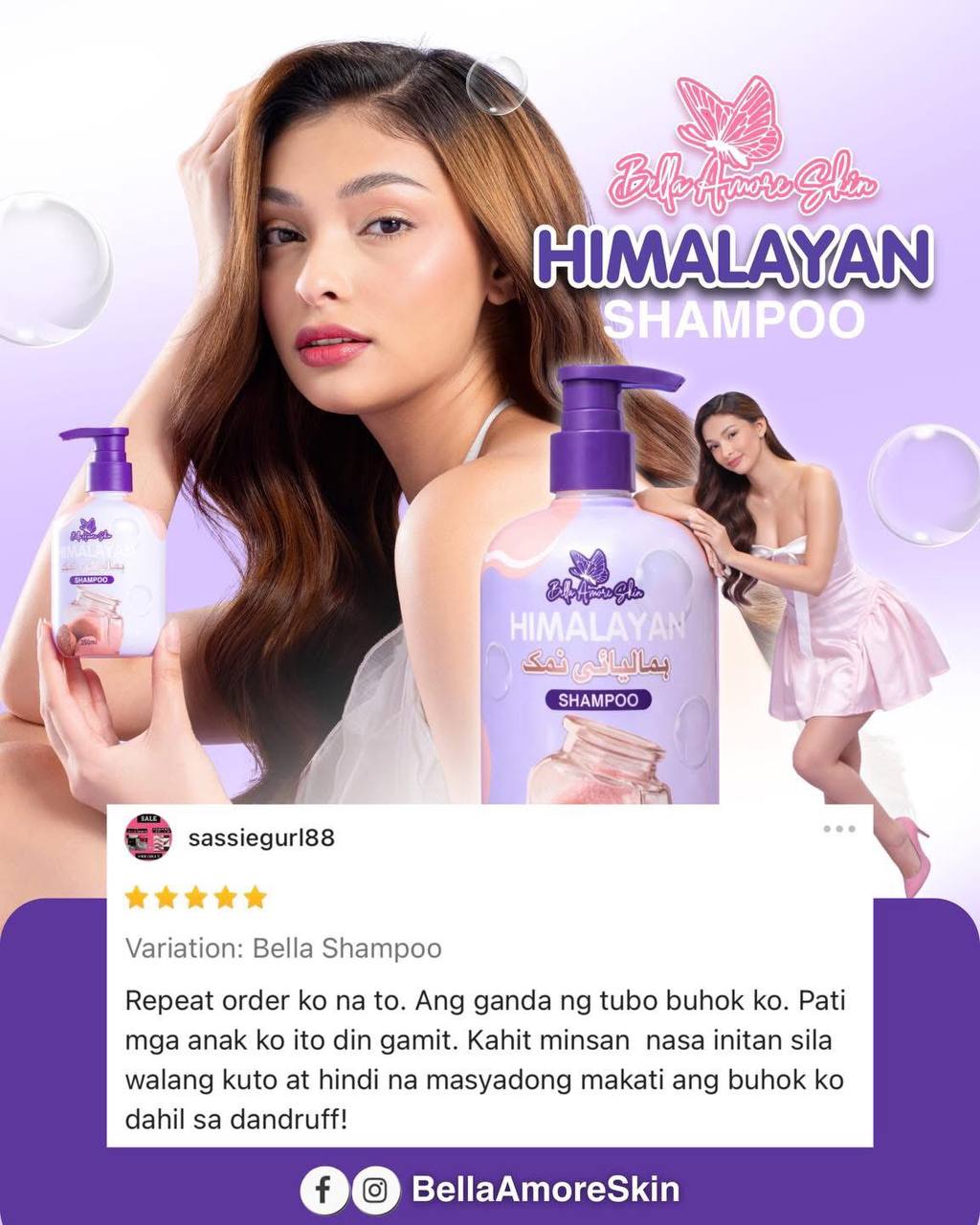 BELLA AMORE SKIN Himalayan Shampoo 250ML