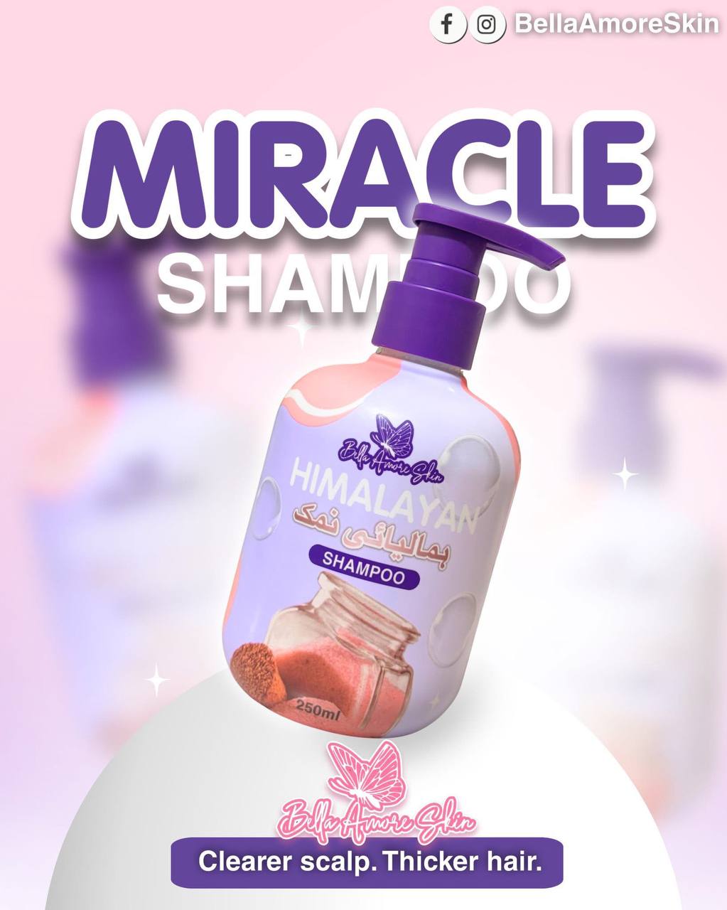 BELLA AMORE SKIN Himalayan Shampoo 250ML