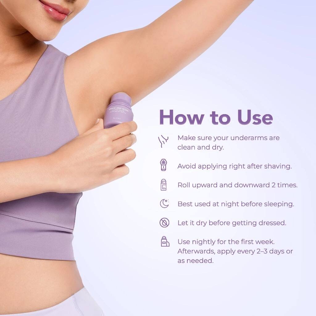 Grace and Glow Invisible Smooth Antiperspirant Roll On