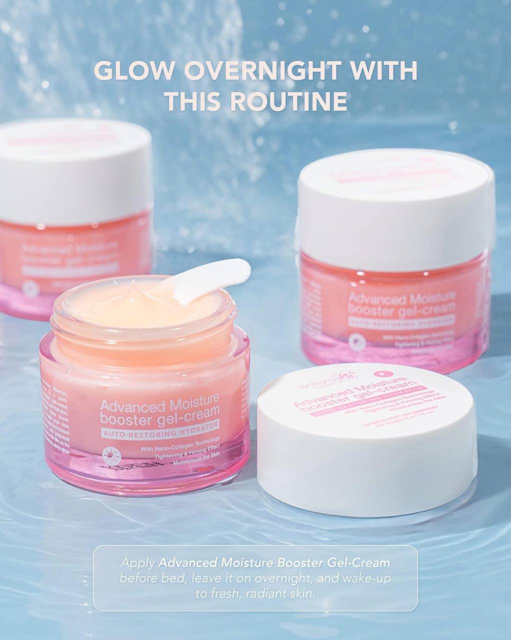 BRILLIANT SKIN Advanced Moisture Booster Gel-Cream 50g