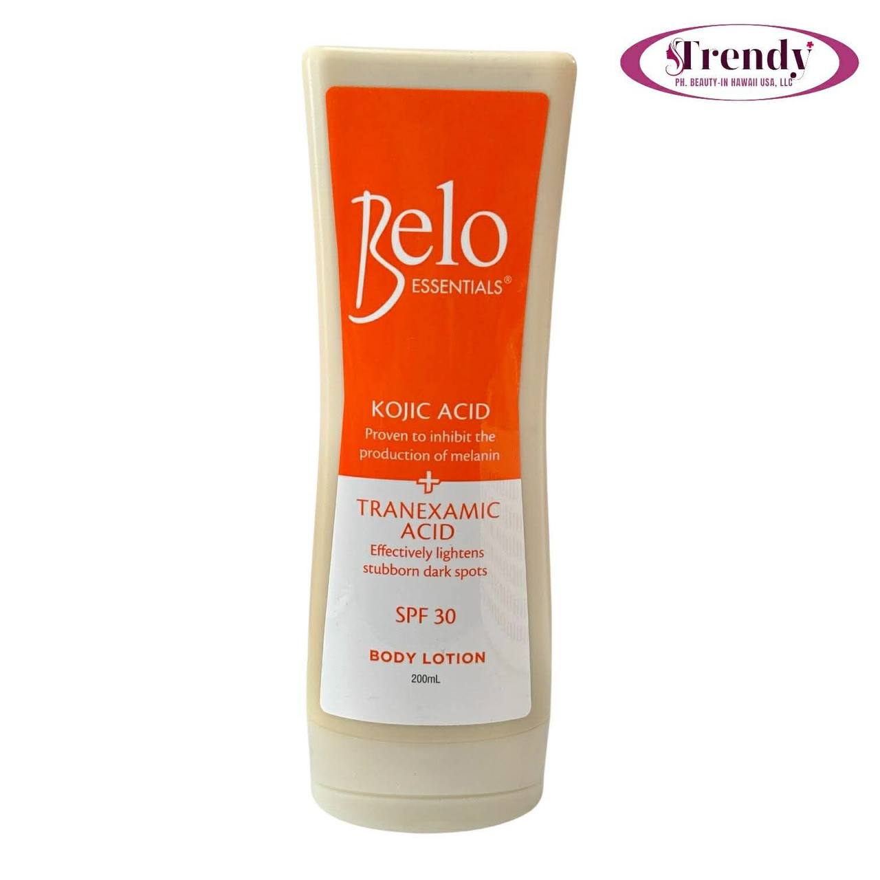 BELO ESSENTIALS Intensive Whitening Lotion (Kojic Acid + Tranexamic Acid) 200ml