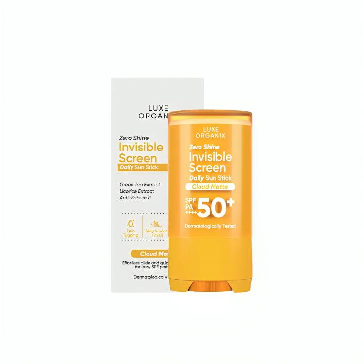 LUXE ORGANIX Zero Shine Invisible Screen Daily Sunstick
