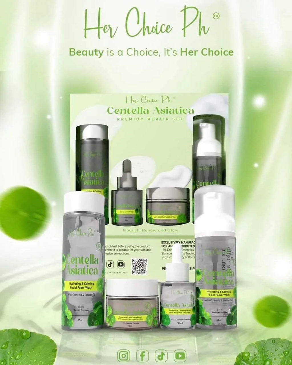 Her Choice PH - Centella Asiatica Set (Big Size)