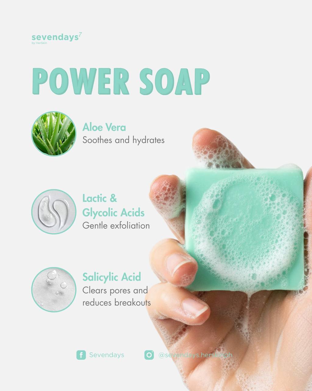 7 DAYS Power Soap 70g