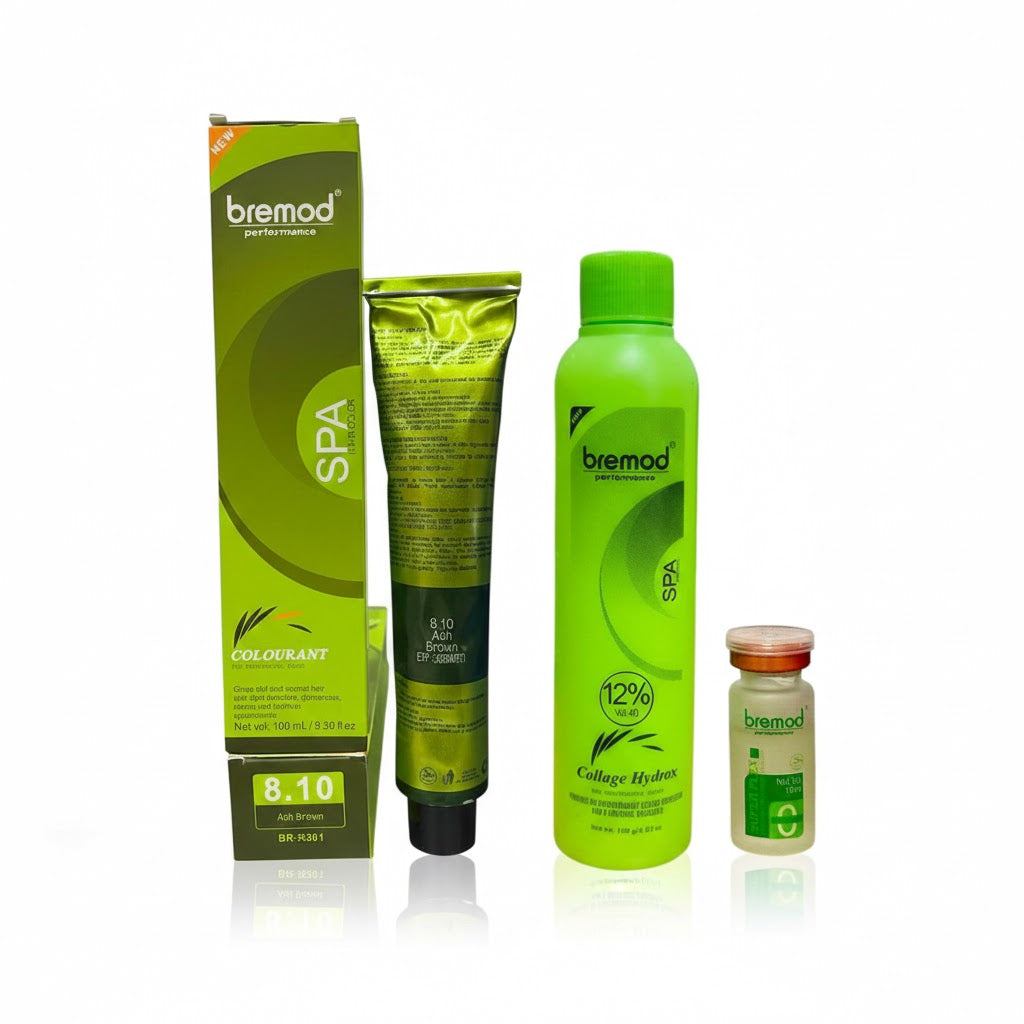 BREMOD Performance Bundle of 3 (Hair Color, Oxidizer, Super Flex Keratin)