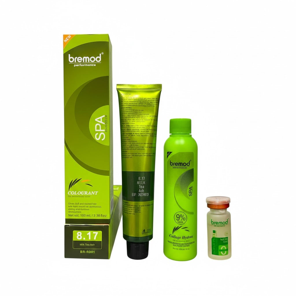 BREMOD Performance Bundle of 3 (Hair Color, Oxidizer, Super Flex Keratin)